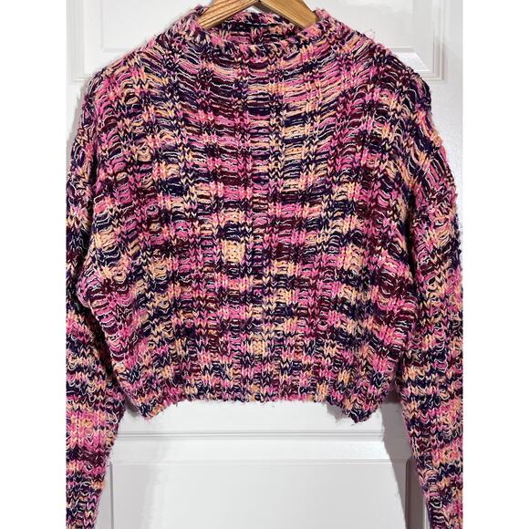 Sadie & Sage Tutti Frutti Cropped Knit Sweater, Women's Size XS - Picture 6 of 8